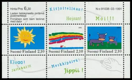 FINNLAND Block 7 postfrisch S044C7A