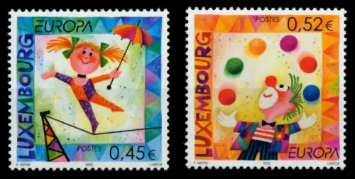 LUXEMBURG 2002 Nr 1579-1580 postfrisch 93863E