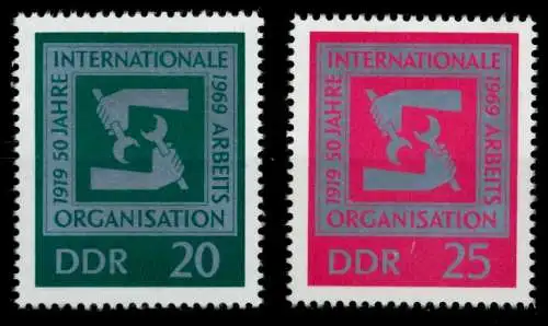 DDR 1969 Nr 1517-1518 postfrisch S019A4E