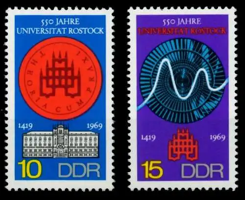 DDR 1969 Nr 1519-1520 postfrisch S019A7A