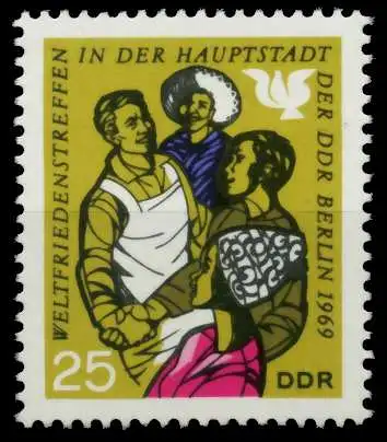 DDR 1969 Nr 1480 postfrisch S01681E