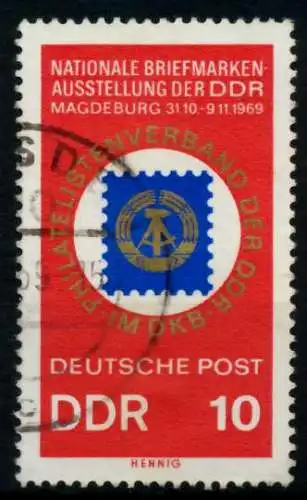 DDR 1969 Nr 1477 gestempelt 9419FE