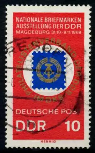 DDR 1969 Nr 1477 gestempelt 941A72