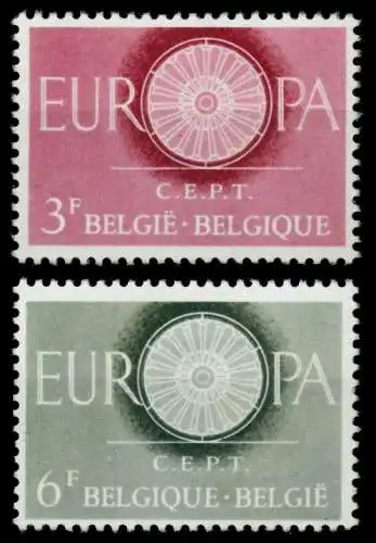 BELGIEN 1960 Nr 1209-1210 postfrisch S048A76