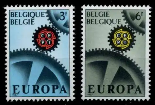 BELGIEN 1967 Nr 1472-1473 postfrisch S049AEA