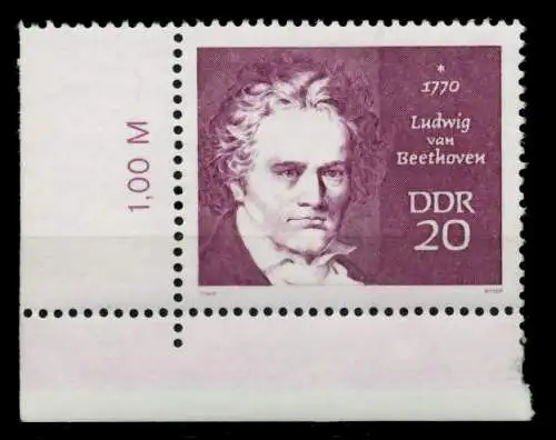 DDR 1970 Nr 1537 postfrisch ECKE-ULI 948186