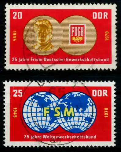DDR 1970 Nr 1577-1578 gestempelt 94859E