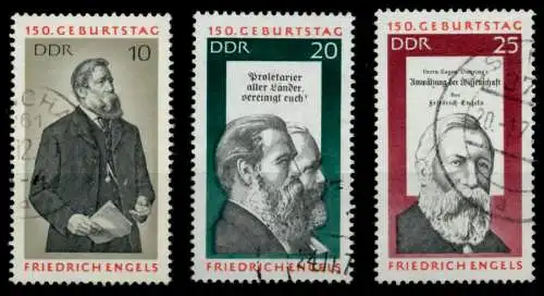 DDR 1970 Nr 1622-1624 gestempelt 94CFDE