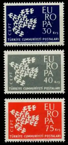 TÜRKEI 1961 Nr 1820-1822 postfrisch S049E7E