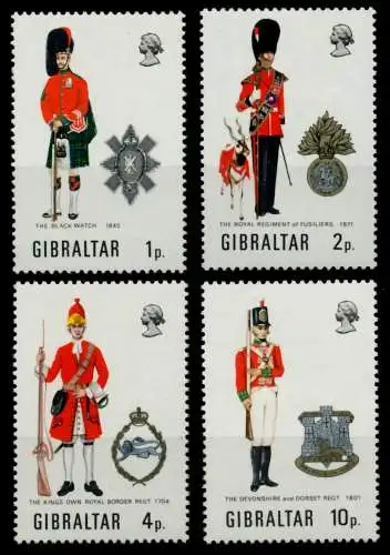 GIBRALTAR Nr 279-282 postfrisch S757C56