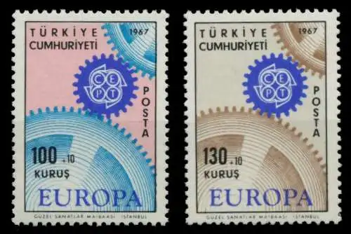 TÜRKEI 1967 Nr 2044-2045 postfrisch 94D486