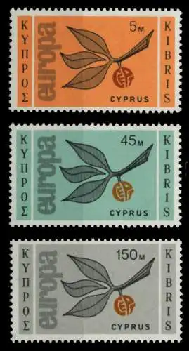 ZYPERN 1965 Nr 258-260 postfrisch 955416