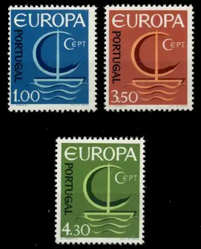 PORTUGAL 1966 Nr 1012-1014 postfrisch 9554DE