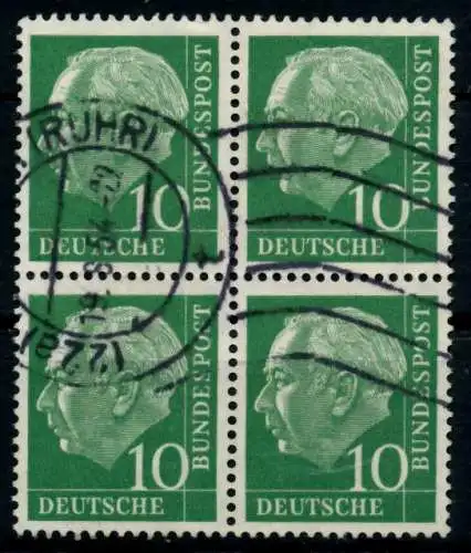 BRD DS HEUSS 1 Nr 183x gestempelt VIERERBLOCK 9559EA