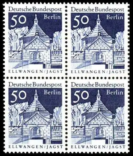 BERLIN DS D-BAUW. 2 Nr 277 postfrisch VIERERBLOCK S027302