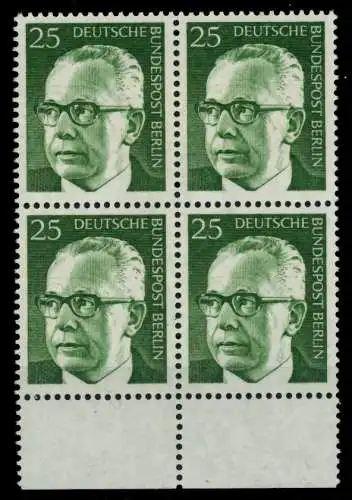 BERLIN DS HEINEM Nr 393 postfrisch VIERERBLOCK URA 955ADA