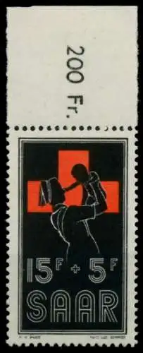 SAARLAND 1955 Nr 360 postfrisch ORA 958D36