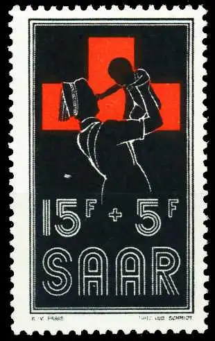 SAARLAND 1955 Nr 360 postfrisch S02777A