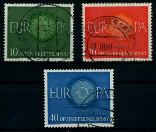 BRD BUND 1960 Nr 337-339 gestempelt 95CCF6