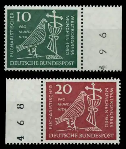 BRD 1960 Nr 330-331 postfrisch SRA 95CDF2