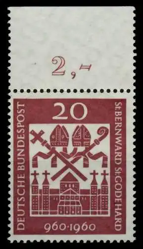 BRD 1960 Nr 336 postfrisch ORA 95CE0E