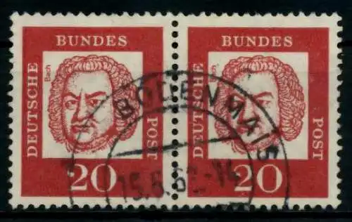 BRD DS BED. DEUT. Nr 352y gestempelt WAAGR PAAR 95D0EE