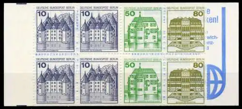 BERLIN MARKENHEFTCHEN Nr MH 13aoZ postfrisch 9624FA