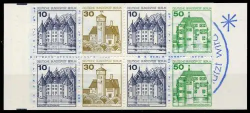 BERLIN MARKENHEFTCHEN Nr MH 11aoZ postfrisch 9625BA