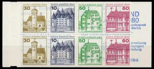BERLIN MARKENHEFTCHEN Nr MH 12aoZ postfrisch 9625BE