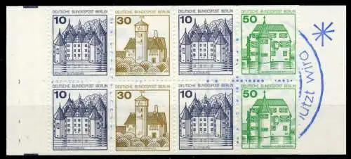BERLIN MARKENHEFTCHEN Nr MH 11aoZ postfrisch 9625C2