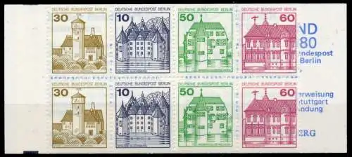 BERLIN MARKENHEFTCHEN Nr MH 12aoZ postfrisch 9625DA