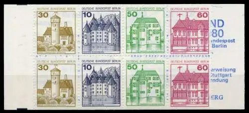 BERLIN MARKENHEFTCHEN Nr MH 12aoZ postfrisch 9625EA