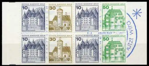 BERLIN MARKENHEFTCHEN Nr MH 11aoZ postfrisch 96260E