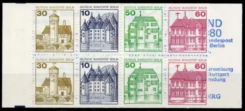 BERLIN MARKENHEFTCHEN Nr MH 12aoZ postfrisch 962622