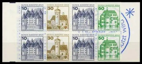 BERLIN MARKENHEFTCHEN Nr MH 11aoZ postfrisch 96262A