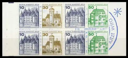 BERLIN MARKENHEFTCHEN Nr MH 11aoZ postfrisch 96263A