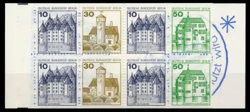 BERLIN MARKENHEFTCHEN Nr MH 11aoZ postfrisch 96264A