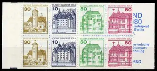 BERLIN MARKENHEFTCHEN Nr MH 12aoZ postfrisch 96268A