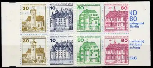 BERLIN MARKENHEFTCHEN Nr MH 12aoZ postfrisch 9626B6