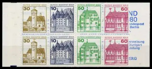BERLIN MARKENHEFTCHEN Nr MH 12aoZ postfrisch 9626BA