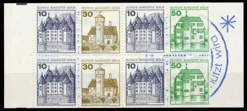 BERLIN MARKENHEFTCHEN Nr MH 11aoZ postfrisch 9626E2