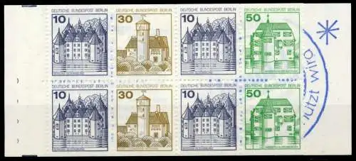 BERLIN MARKENHEFTCHEN Nr MH 11aoZ postfrisch 9626FA