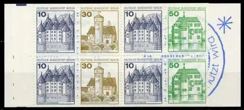BERLIN MARKENHEFTCHEN Nr MH 11aoZ postfrisch 96271A
