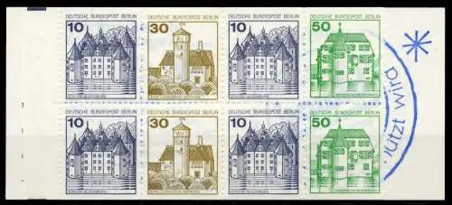 BERLIN MARKENHEFTCHEN Nr MH 11aoZ postfrisch 96274E