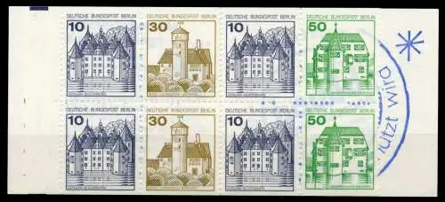 BERLIN MARKENHEFTCHEN Nr MH 11aoZ postfrisch 962752