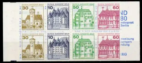 BERLIN MARKENHEFTCHEN Nr MH 12aoZ postfrisch 962766