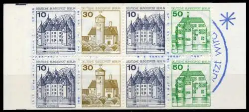 BERLIN MARKENHEFTCHEN Nr MH 11aoZ postfrisch 96276A