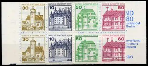 BERLIN MARKENHEFTCHEN Nr MH 12aoZ postfrisch 96279E