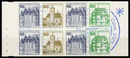 BERLIN MARKENHEFTCHEN Nr MH 11aoZ postfrisch 9627A6
