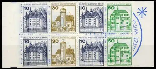 BERLIN MARKENHEFTCHEN Nr MH 11aoZ postfrisch 9627B6